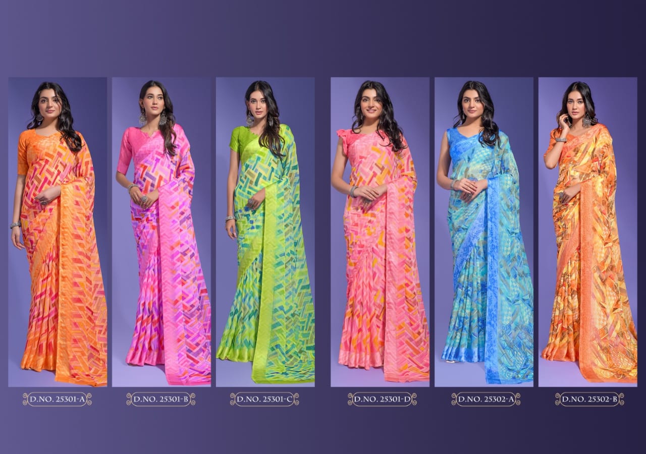 Ruchi Cherry 35 Soft Chiffon Printed Saree Catalog